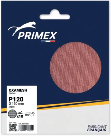 [4008150] Disque OXAMESH GW540 D225 étui x25 (P180)